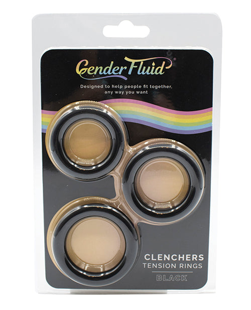 Gender Fluid Penis Enhancement Tension Ring Set ultra-soft silicone stretchy comfort for longer-lasting erections