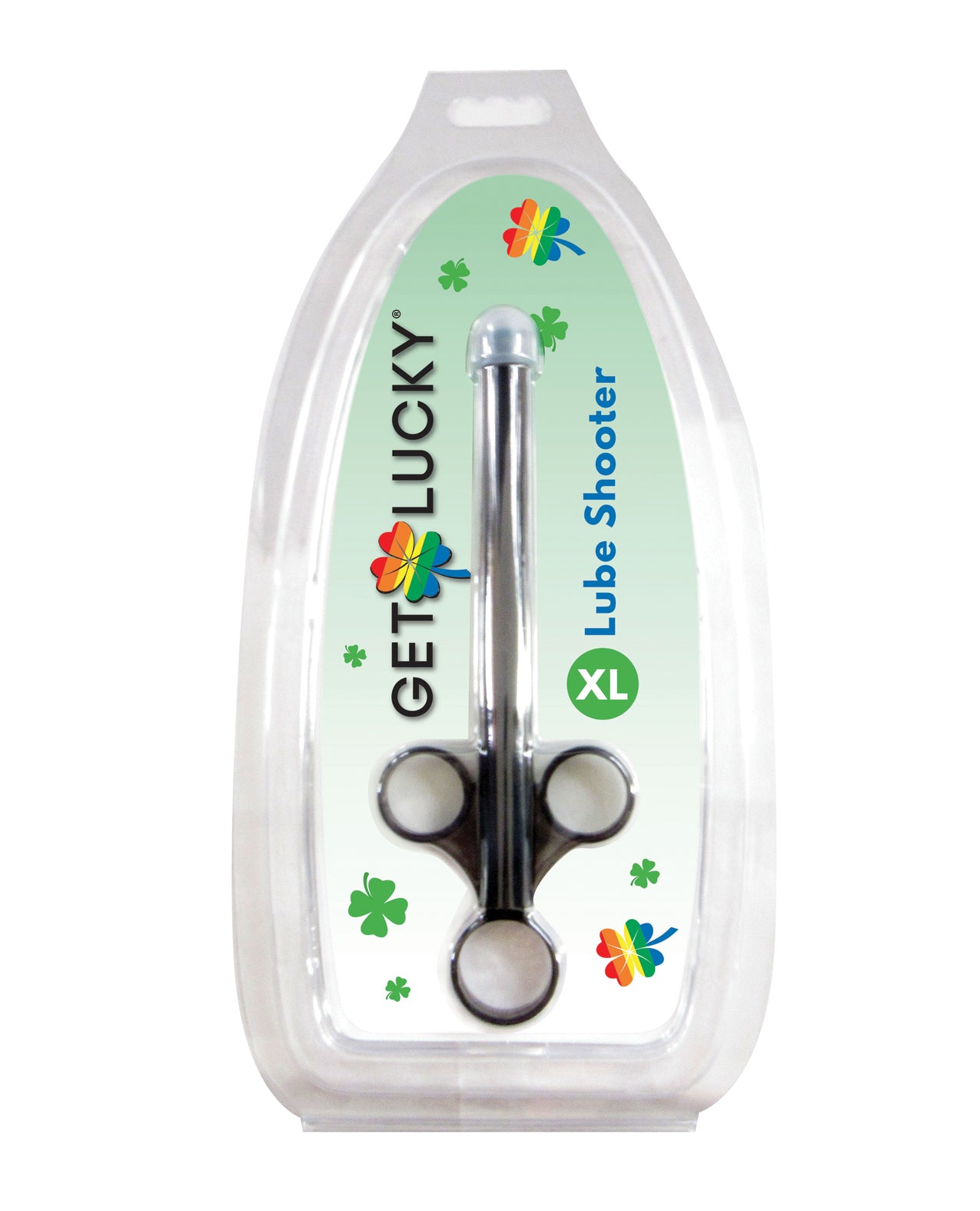Get Lucky Lubricants XL Black Lube Shooter with Precision Applicator for Easy Lubricant Application