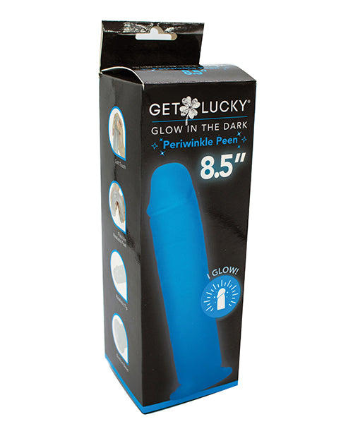 Get Lucky Dildo Glow in the Dark Soft TPE Flexible Design for Nighttime Intimate Fun