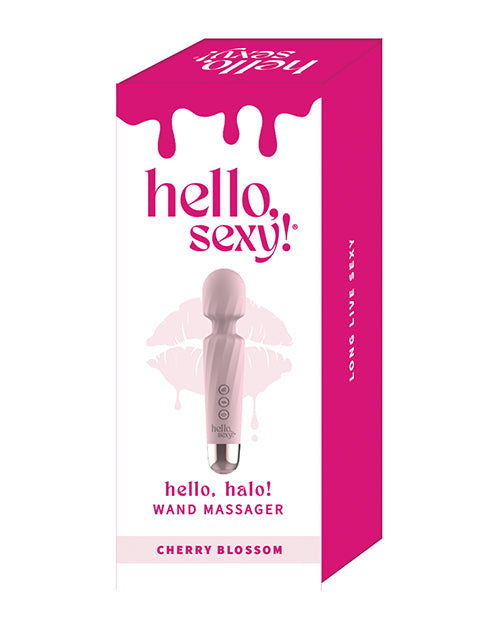 Hello Sexy! Massage Products Cherry Blossom Wand Massager with 8 Speeds and 20 Patterns for Full Body Relaxation
