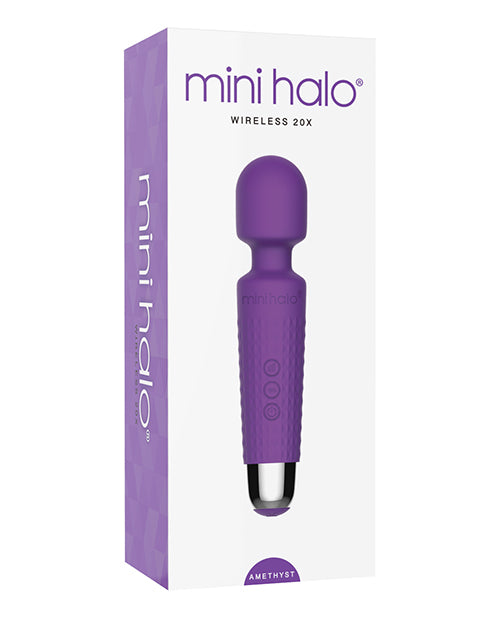Mini Halo Massage Products Wireless Silicone Wand 20 Vibrations Bendable Neck for Personalized Relief