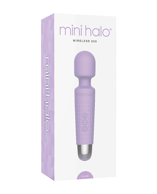 Mini Halo Massage Products Wireless Wand 20 Vibration Patterns Waterproof for Deep Tissue Relaxation