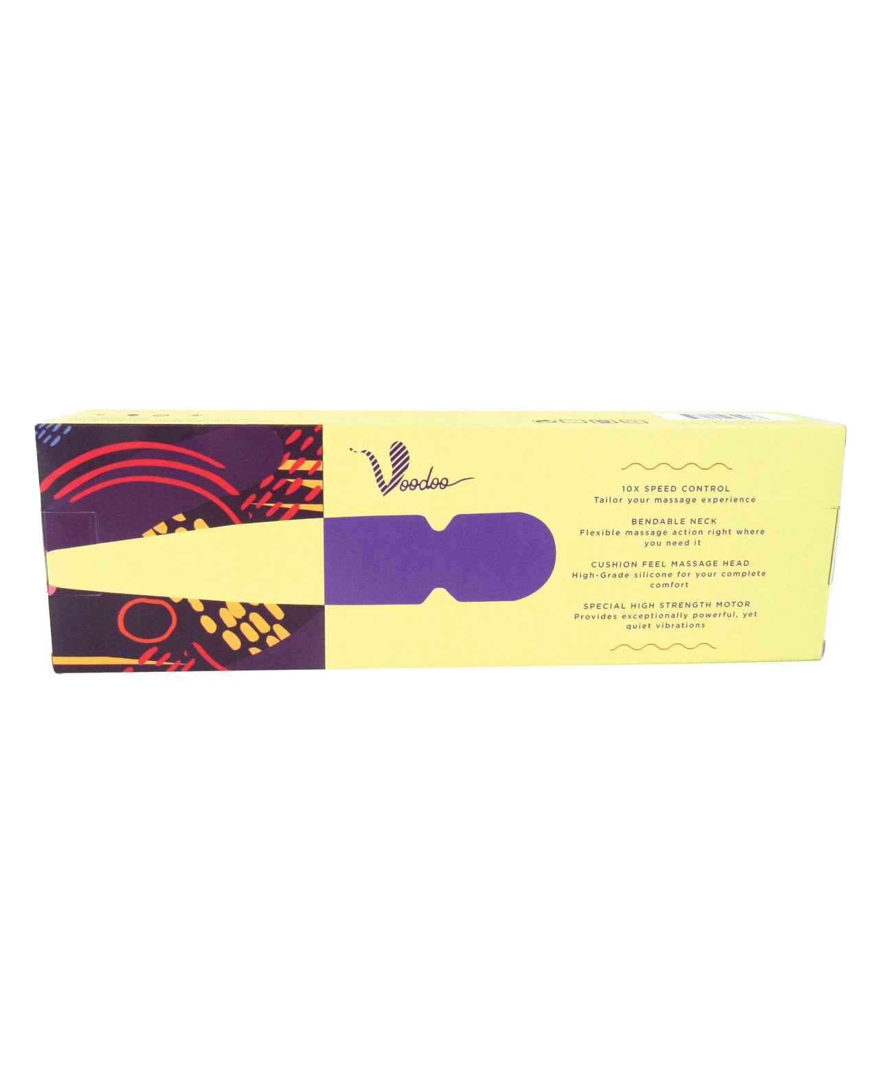 Voodoo Halo Wireless 10X Purple Massage Wand with Flexible Neck