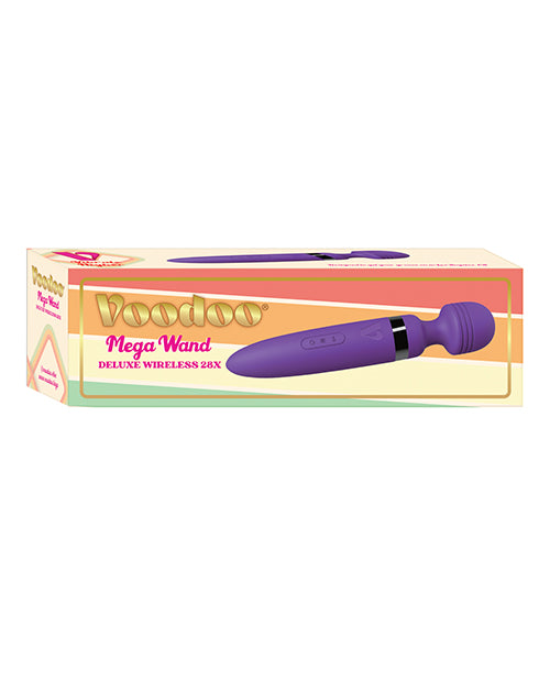 Voodoo Vibrator Deluxe Mega Wand 28X Silicone Flexible Neck Waterproof for Powerful Personal Massage