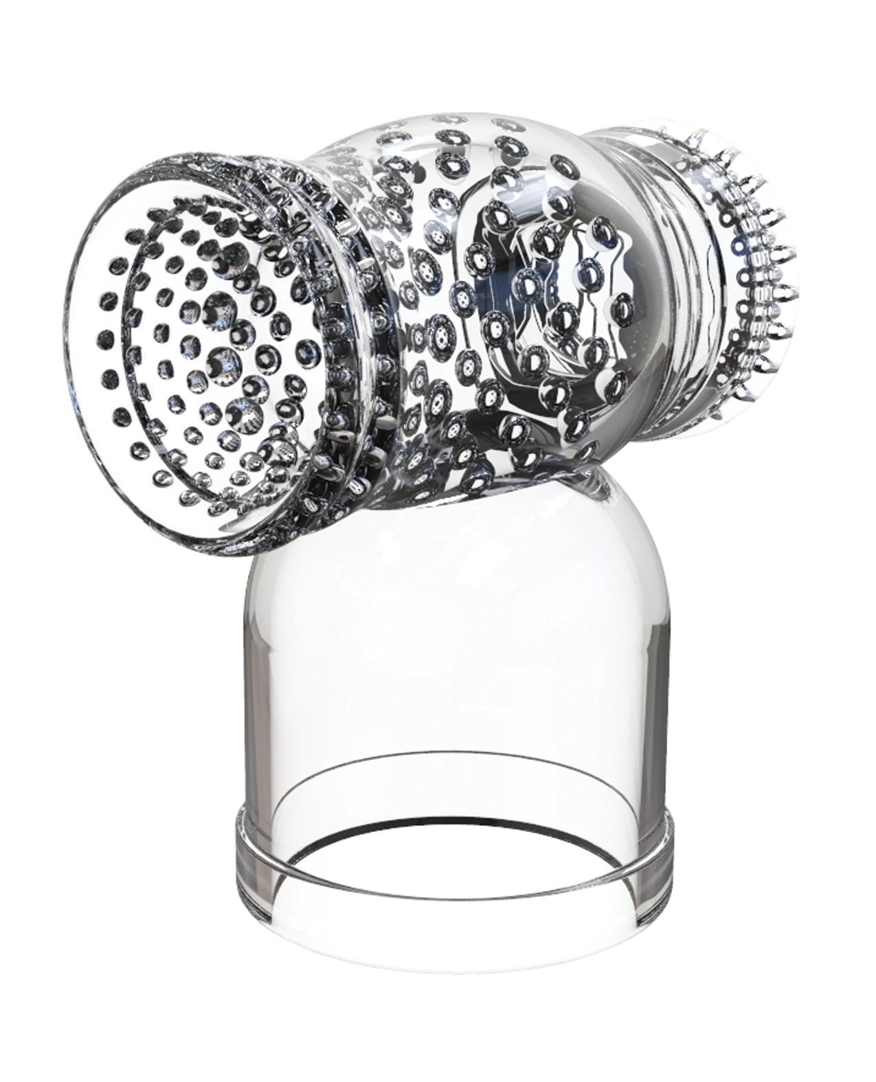 Voodoo Hummer Wand Attachment with Ribbed & Nubbed Texture