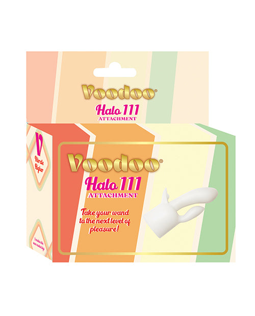 Voodoo Massage Products Halo 3 Wand Attachment ergonomic silicone design for targeted relaxation