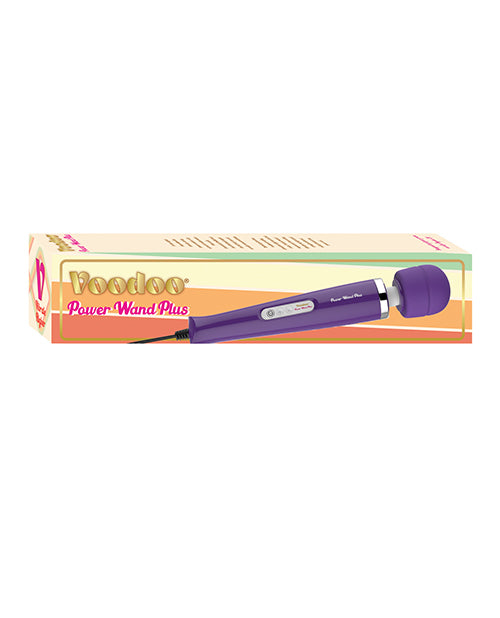 Voodoo Massage Product Power Wand Plus with Flexible Head and 28 Vibration Modes for Deep Tissue Massage