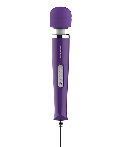 Voodoo Power Wand Plus Plug-In Massager with 28 Vibrating Modes - Purple