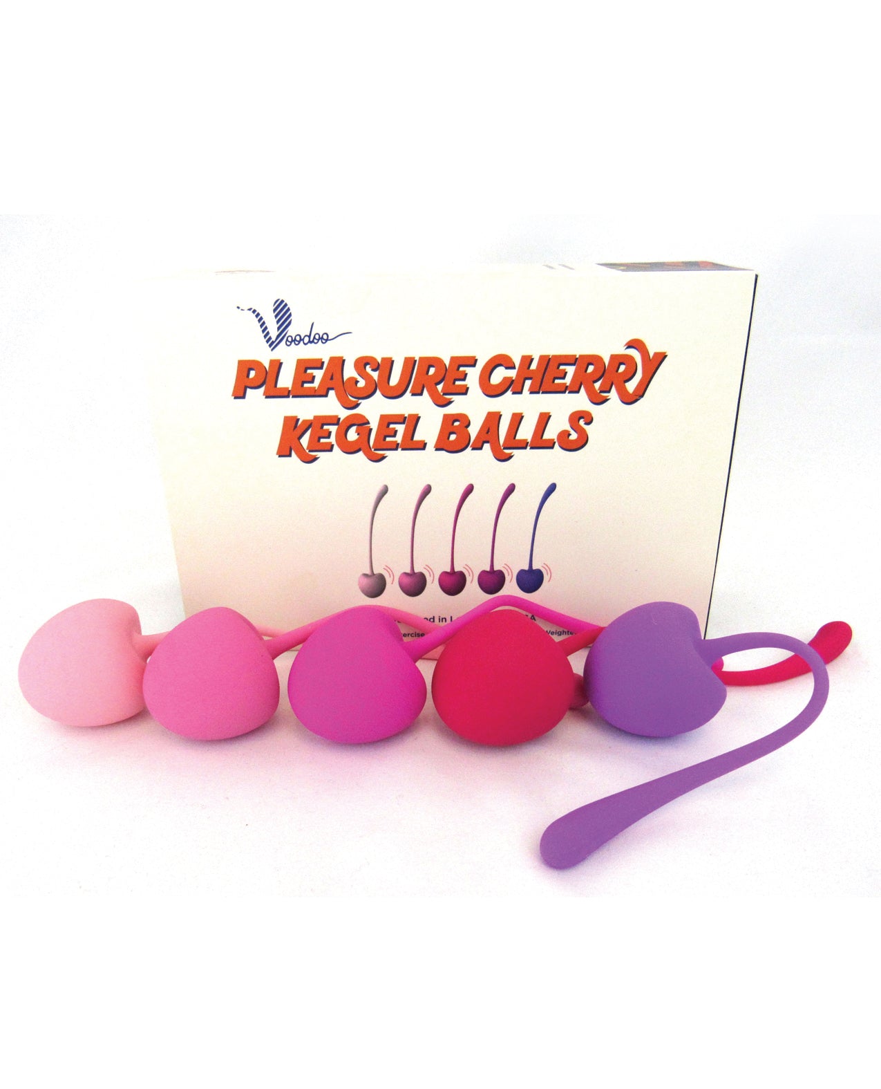 Body-safe silicone weighted kegel balls