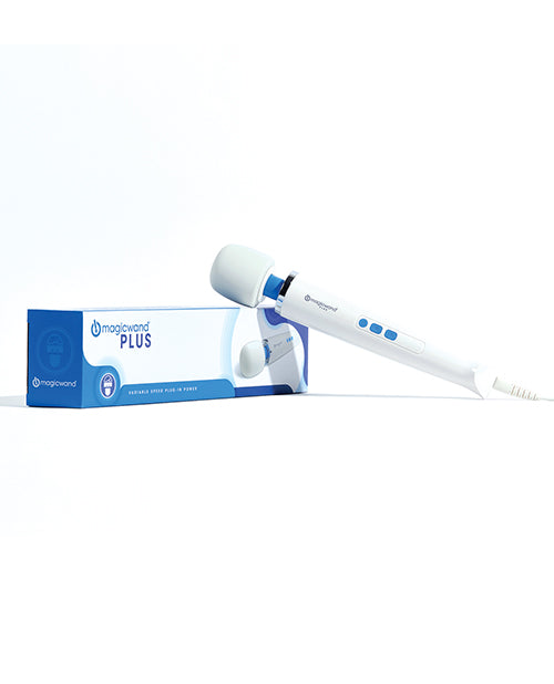 Magic Wand Plus HV-265 Massager with Silicone Head and Removable Adapter for Deep Muscle Relief