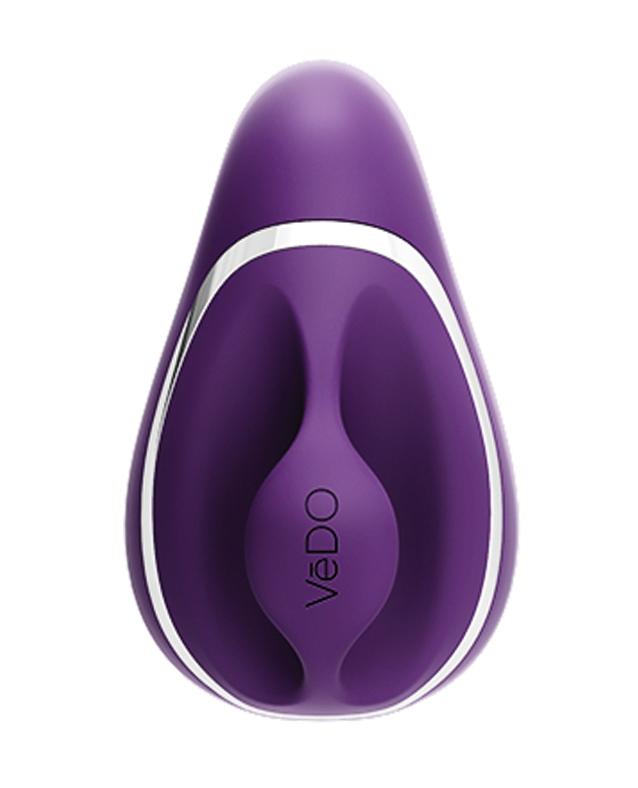 VeDO Suki Rechargeable Vibrating Sucker Stimulator with Ergonomic Handle - Deep Purple