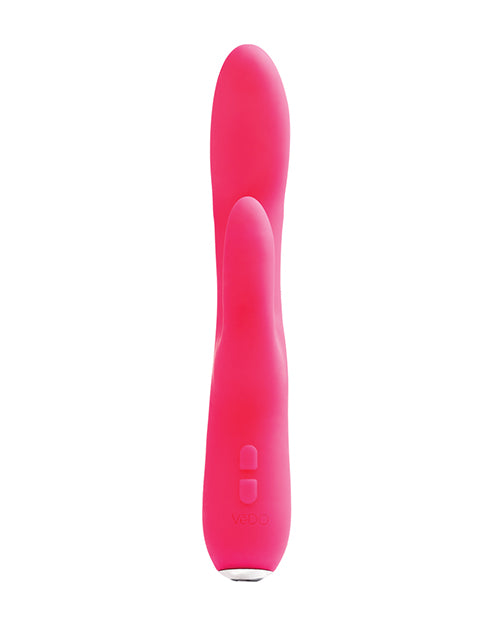 VeDO Rockie Rechargeable Dual Vibrator with Dual Motors in Foxy Pink
