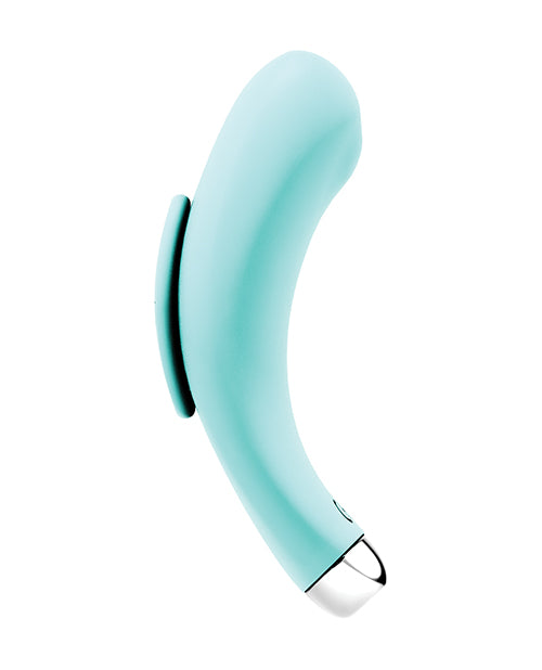 VeDO Niki Rechargeable Panty Vibe – Tease Me Turquoise Discreet Stimulator