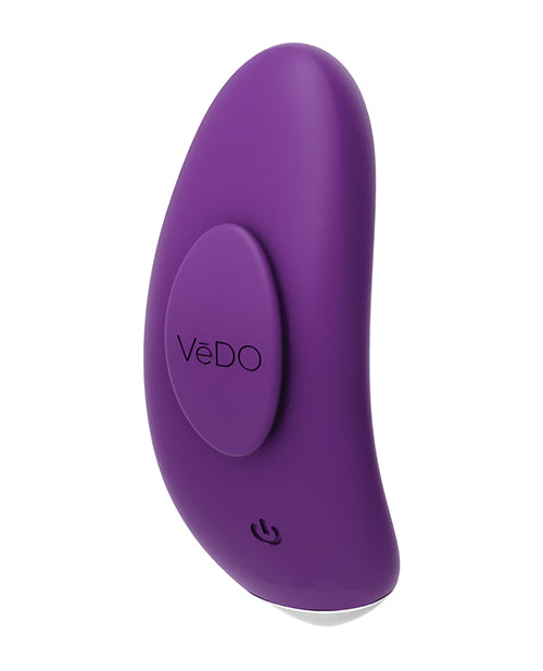 VeDO Niki Rechargeable Panty Vibe in Deep Purple with Bendable Design
