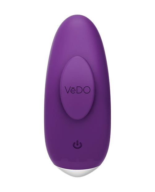 VeDO Niki Rechargeable Panty Vibe in Deep Purple with Bendable Design