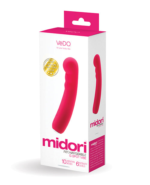 VeDO Vibrator Rechargeable G-Spot Vibrator Silicone Flexible Shaft for Precise Stimulation