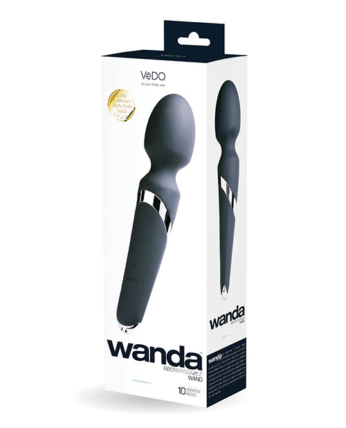 VeDO Massage Wand 10 Vibration Modes Flexible Silicone Head Waterproof Design for Deep Muscle Relaxation
