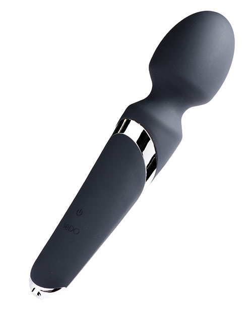 VeDO Wanda Rechargeable Massage Wand with 10 Vibration Modes - Just Black