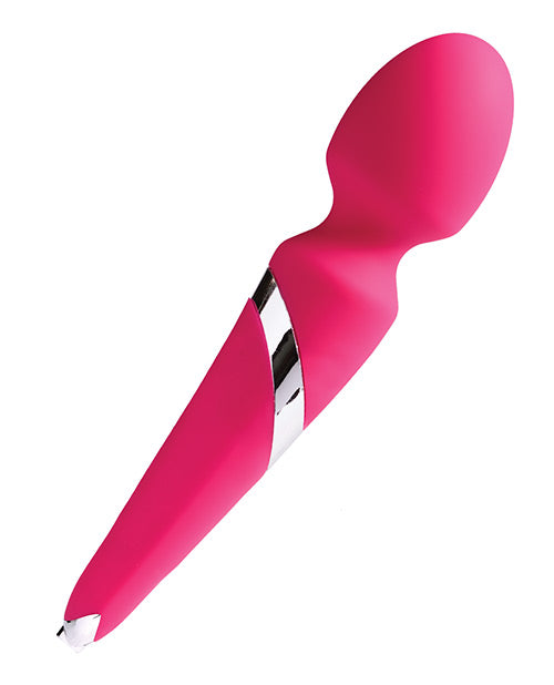 VeDO Wanda Rechargeable Wand Massager – Foxy Pink, Flexible Silicone