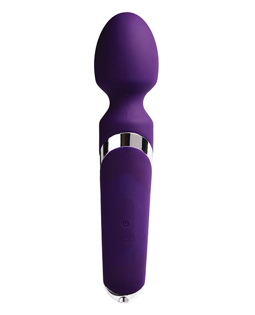 VeDO Wanda Deep Purple Rechargeable Wand Massager with 10 Modes