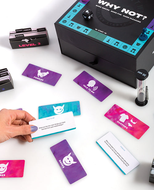 Why Not? Couples Board Game with 170 Cards for Intimate Date Nights