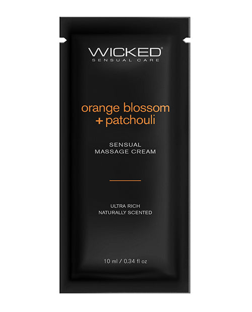 Wicked Sensual Care Massage Cream with Hydrating Oils and Patchouli Scent for Relaxing Sensual Massage