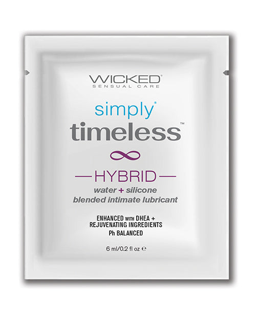 Wicked Sensual Care Hybrid Lubricant Aloe Moisturizing Formula with Vitamin E for Intimate Comfort