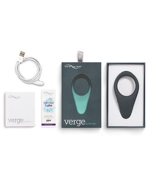 We-Vibe Verge Slate Penis Enhancement Ring with Perineum Massager