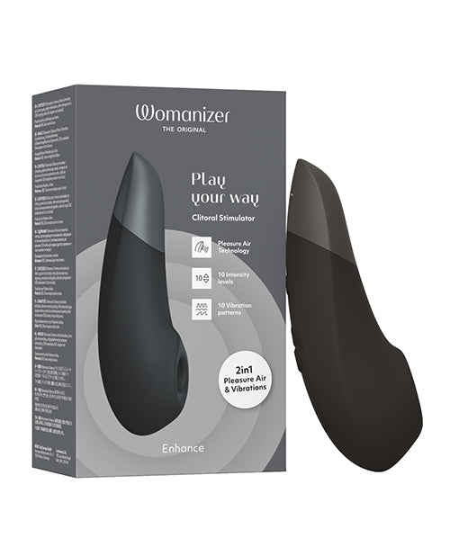 Womanizer Stimulator with Pleasure Air and Rumbly Vibrations for Dual Clitoral Stimulation and Broad Sensation