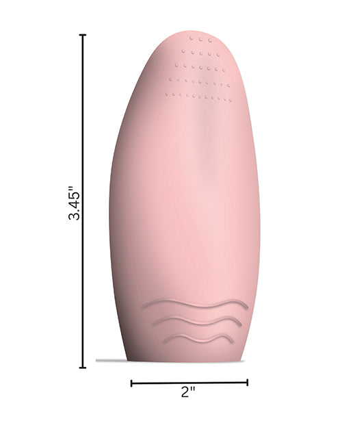 Pink Elephant VibraLick Light Pink Vibrator with Ergonomic Design