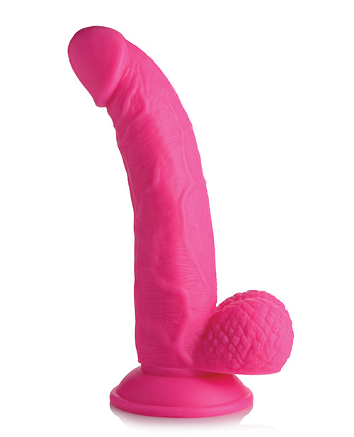 Pop Peckers 7.5" Pink Dildo with Realistic Veins and Balls