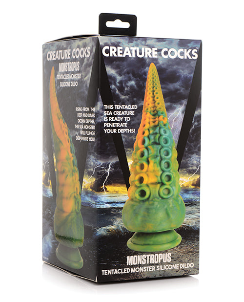 Creature Cocks Tentacled Monster Dildo with Realistic Tentacle Texture and Suction Cups for Fantasy Pleasure