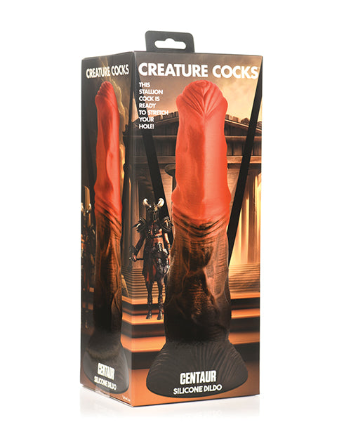 Creature Cocks Silicone Dildo with Multi-Color Fantasy Design and Textured Ridge for Intense Pleasure
