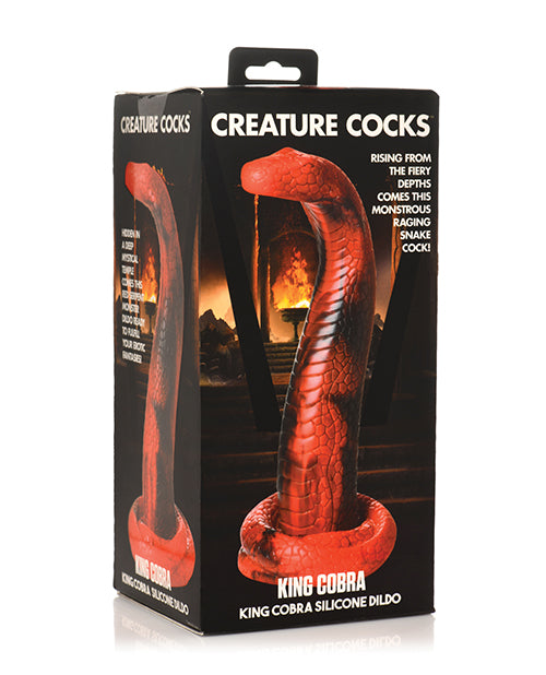 Creature Cocks silicone dildo with realistic snake texture and suction cup base for fantasy play and stimulating sensations