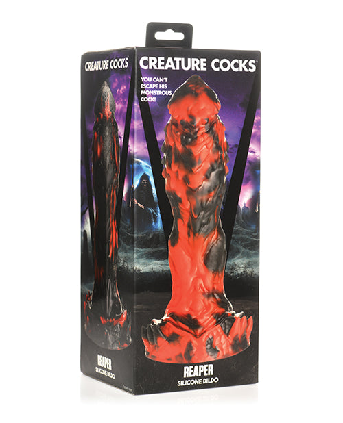 Creature Cocks Silicone Dildo with Textured Ridges and Spikes for Fantasy Roleplay and Intense Sensation