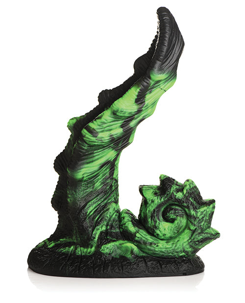 Creature Cocks Silicone Dildo with Glow-in-the-Dark and Ribbed Texture for Fantasy Pleasure