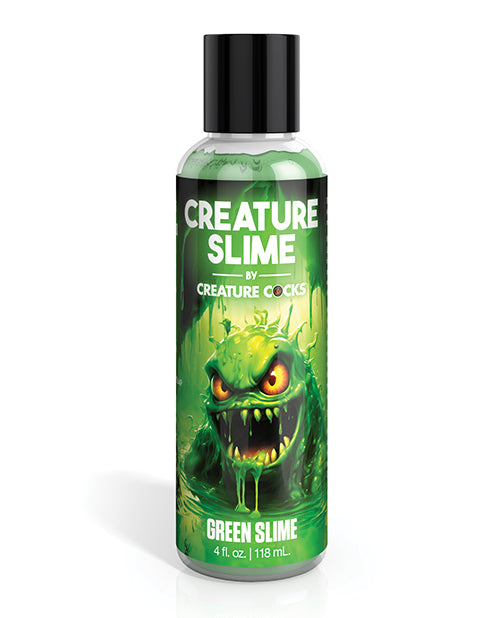 Creature Cocks Lubricant Green Slime Water-Based Unscented Formula for Fantasy Roleplay and Skin-Safe Play