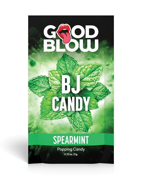 Good Blow Sexual Enhancer Spearmint Popping Candy for Tingling Oral Sensation and Refreshing Flavor