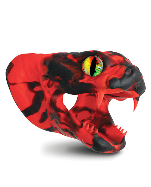 Creature Cocks Master Cobra Silicone Cock Ring - Red