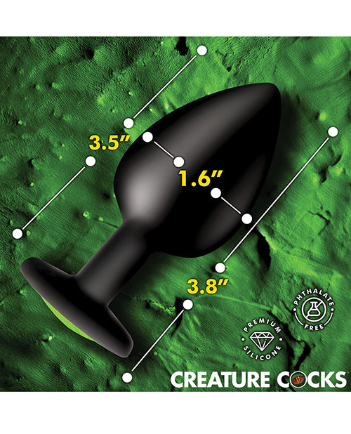 Creature Eye Green Eye Silicone Butt Plug - Large