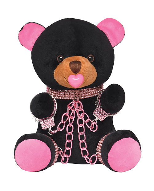 Master Series Bling Bondage Bear Decorative Resin Figurine