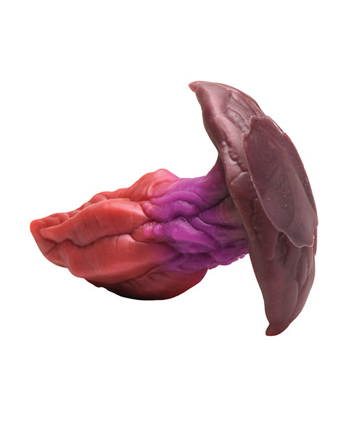 Large Creature-Inspired Silicone Butt Plug with Flared Base