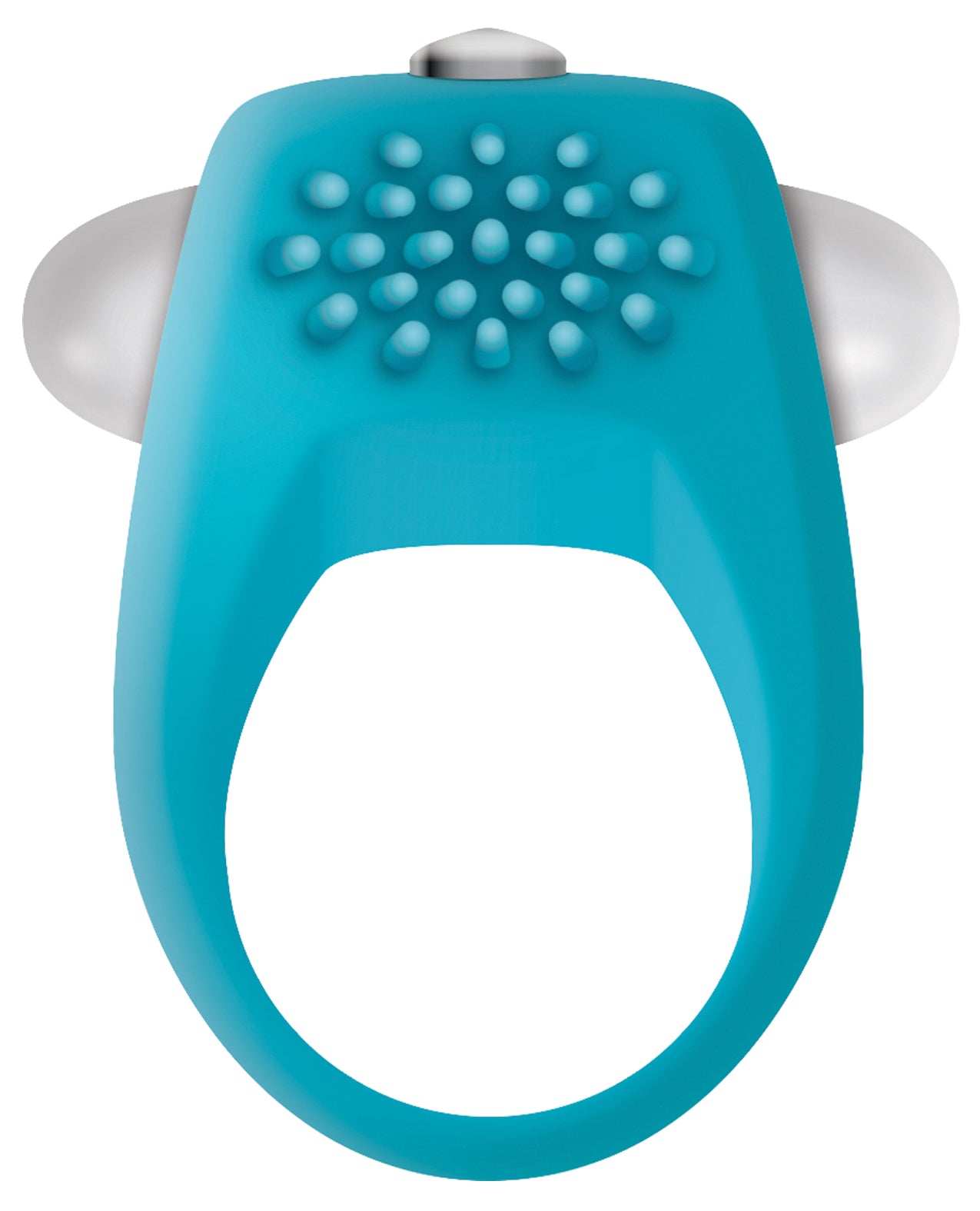 Zero Tolerance Teal Tickler Vibrating Cock Ring with Pleasure Nubs