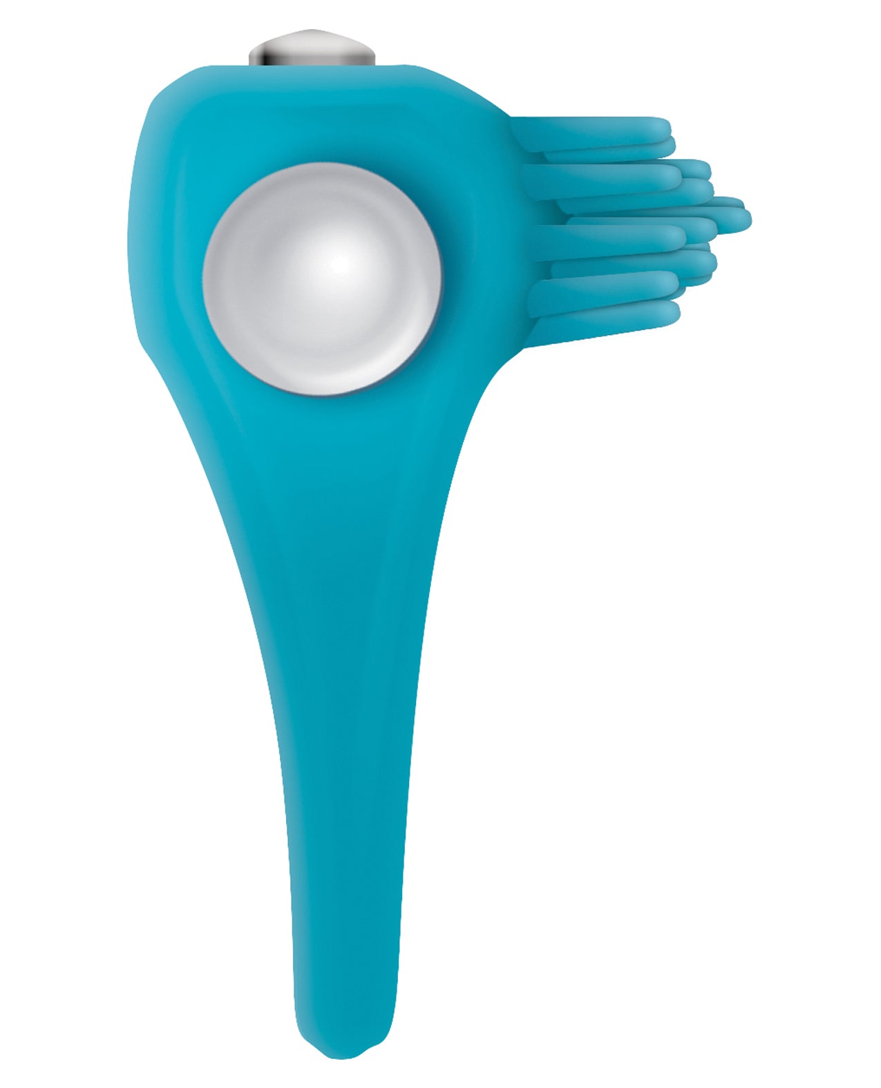 Zero Tolerance Teal Tickler Vibrating Cock Ring with Pleasure Nubs