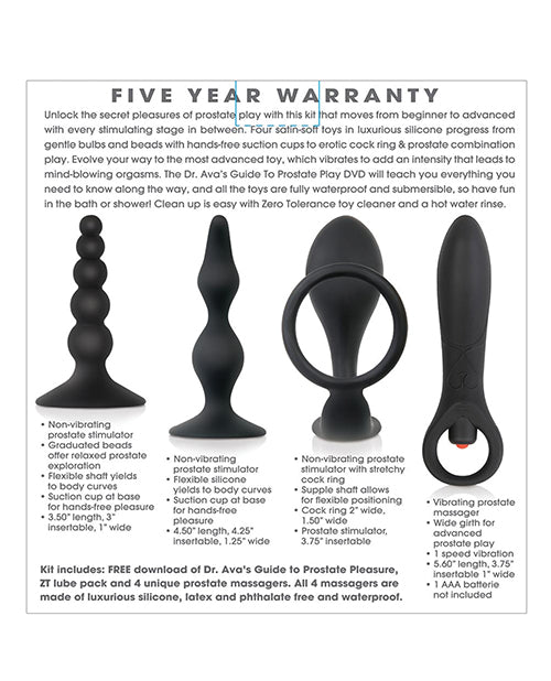Zero Tolerance Intro To Prostate Play Kit with Downloadable Guide
