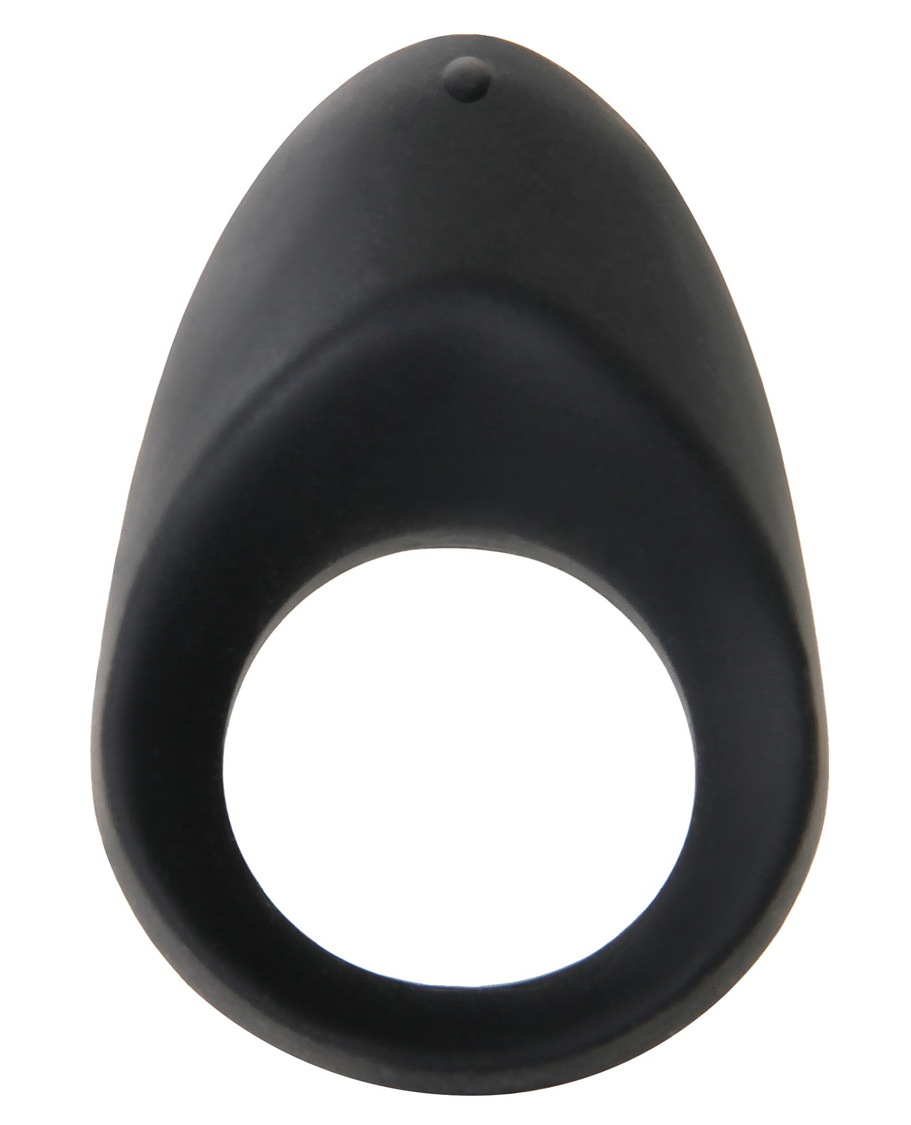 Zero Tolerance Black Silicone Night Rider Cock Ring with Oblong Design