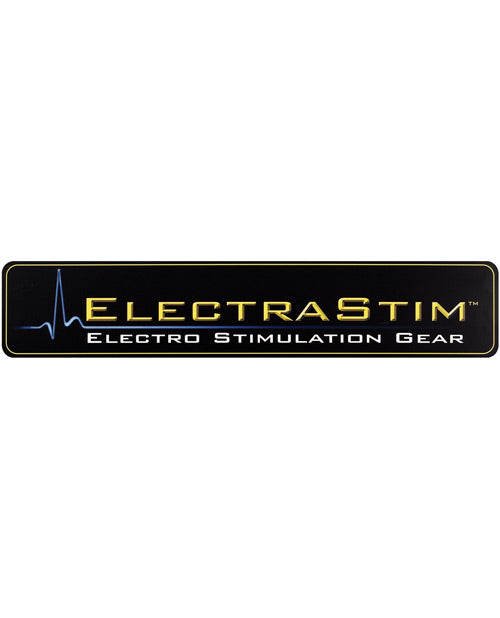 ElectraStim Display Header for Electro Sex Products with Bold Graphics and Durable Design for Retail Promotion