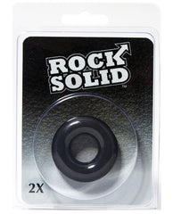 Rock Solid 2" Black Donut Ring