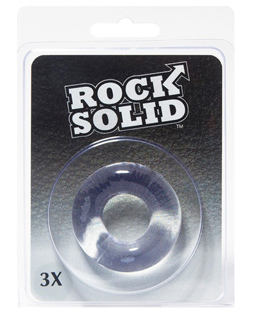 Rock Solid Penis Enhancement Clear Donut Ring Stretchy TPE Body-Safe for Improved Stamina