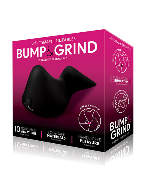 WhipSmart Stimulator Rideable Vibrating Pad with Dual Humps and Wireless Charging for Clitoral and Perineal Stimulation